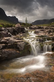 Entre les averses au torrent de Russel, Highland