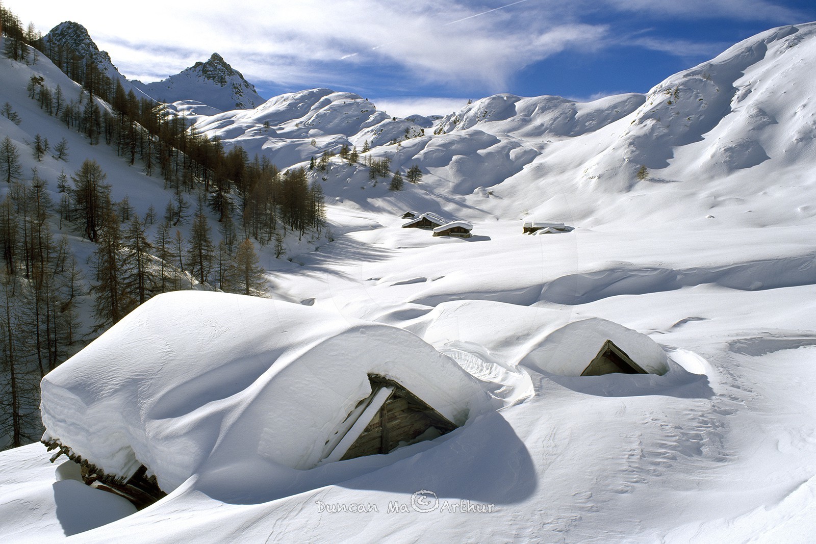 L'Echaillon, les chalets de Clapeyto