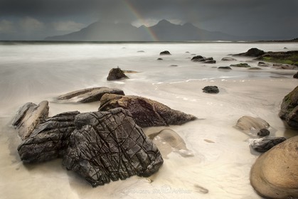 Un vrai temps écossais sur l'île d'Eigg