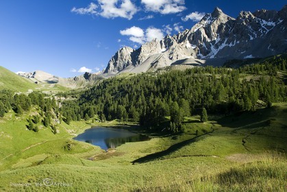 The Mirror lake and the Font Sancte ridge