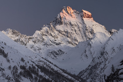 Le dernier rayon sur le Viso