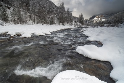 Chateau Queyras and the Guil river