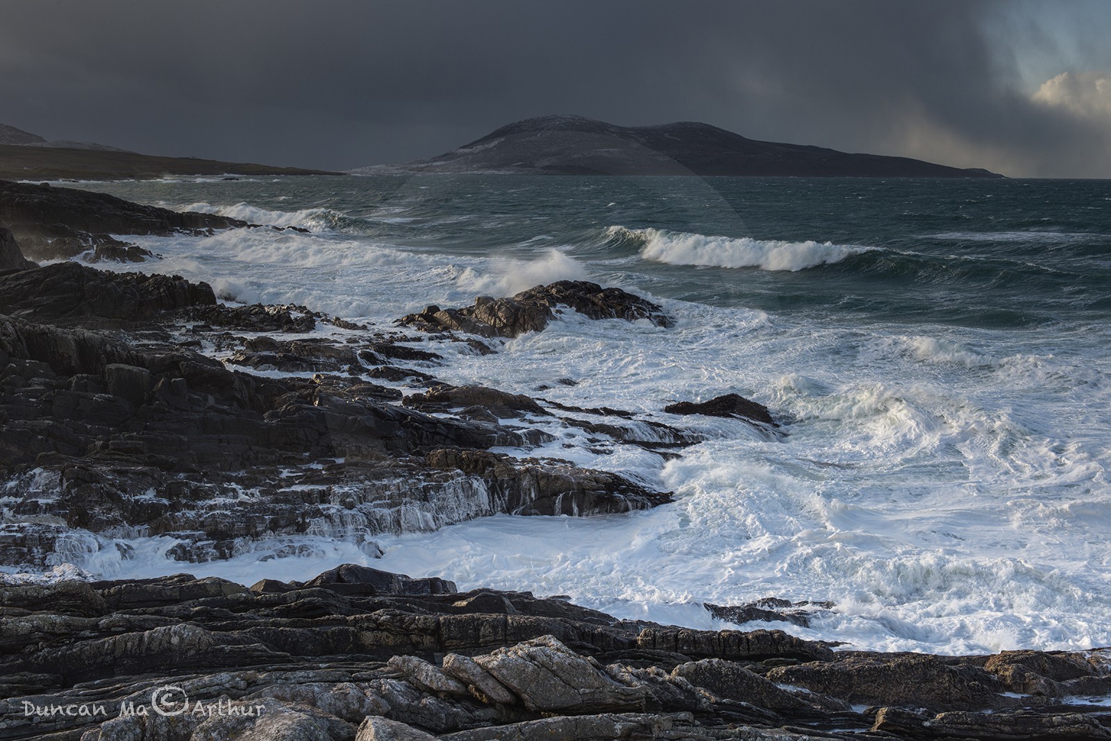 Le vent et la mer, île de Harris