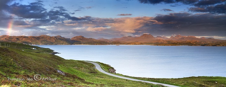 Le loch Gairloch et les montagnes de Torridon