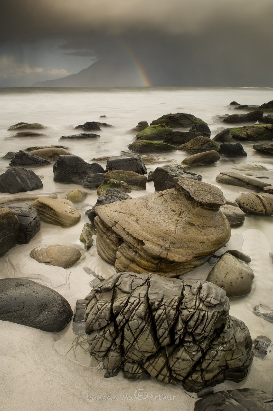 Les lignes du temps, île d'Eigg