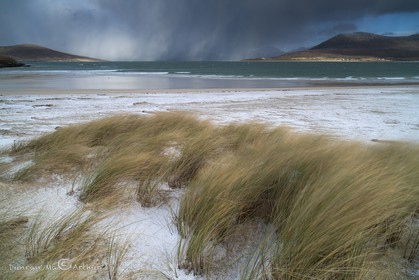 La neige revient, île de Harris