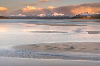 Snow on the Harris hills