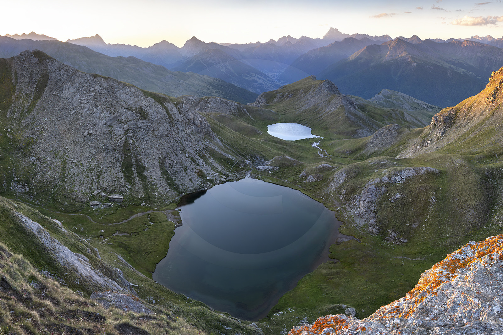 Les lacs de Malrif, le petit Laus et le Mézan