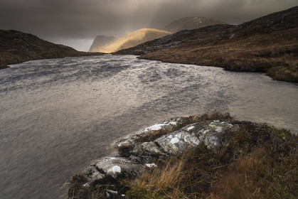 Lochan in Glen Meavaig, isle of Harris