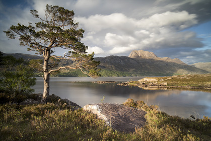 Evening light by loch Maree