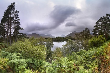 Loch Cul Dromannan et vue vers Stac Pollaidh, Highland