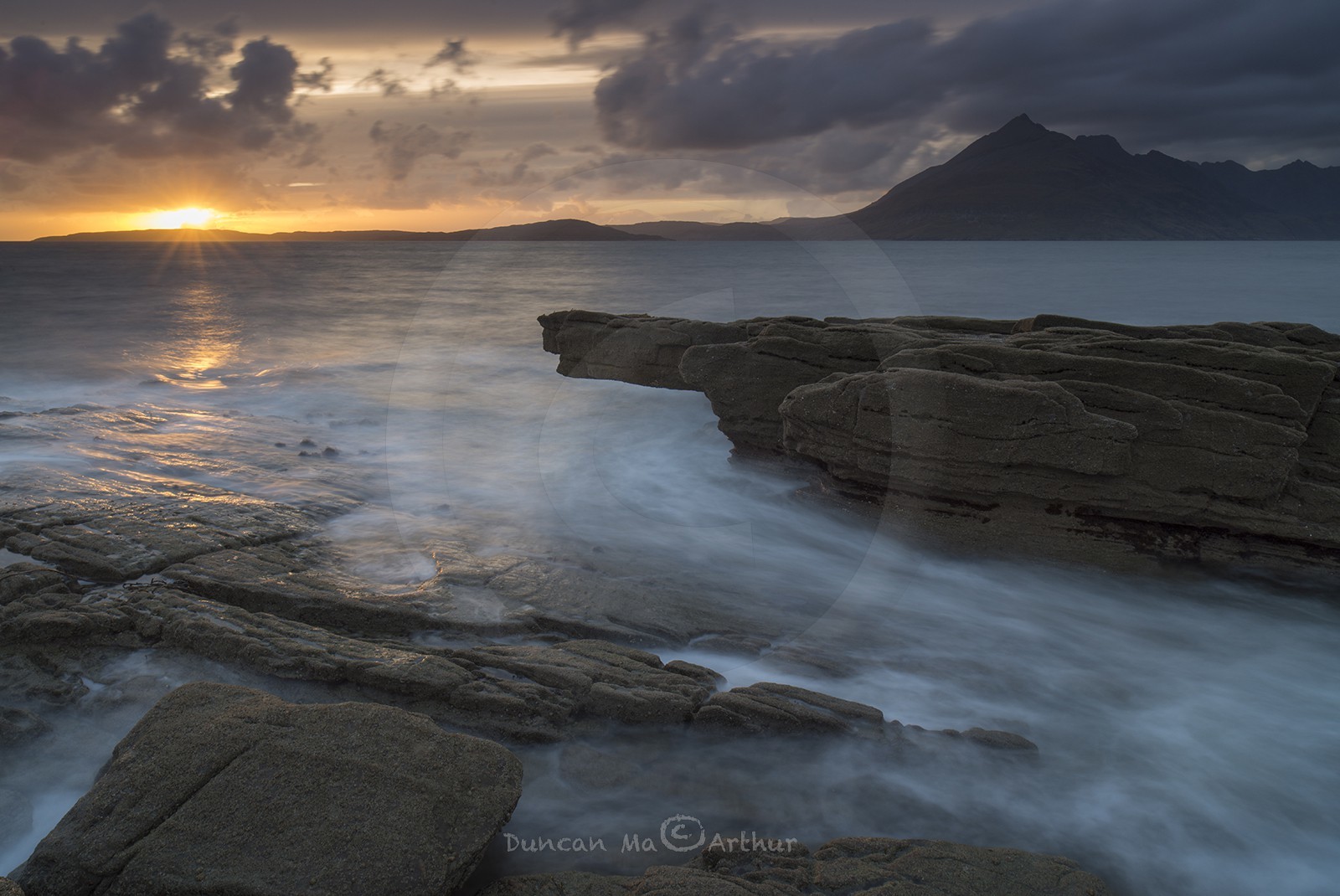 Coucher du soleil, île de Skye