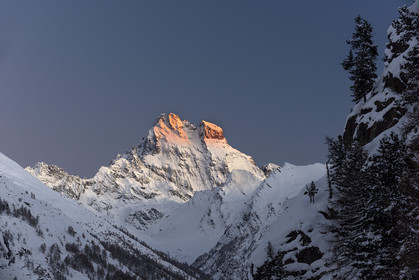 Le dernier rayon sur le mont Viso
