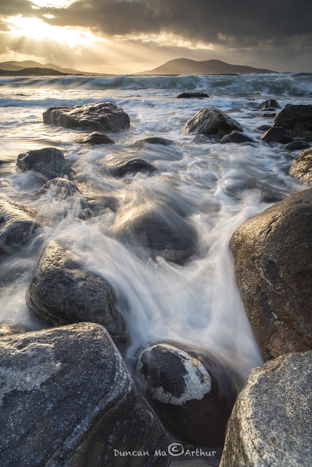 Ruée d'atlantique, île de Harris