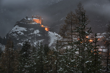Château-Queyras une nuit de fin d'automne