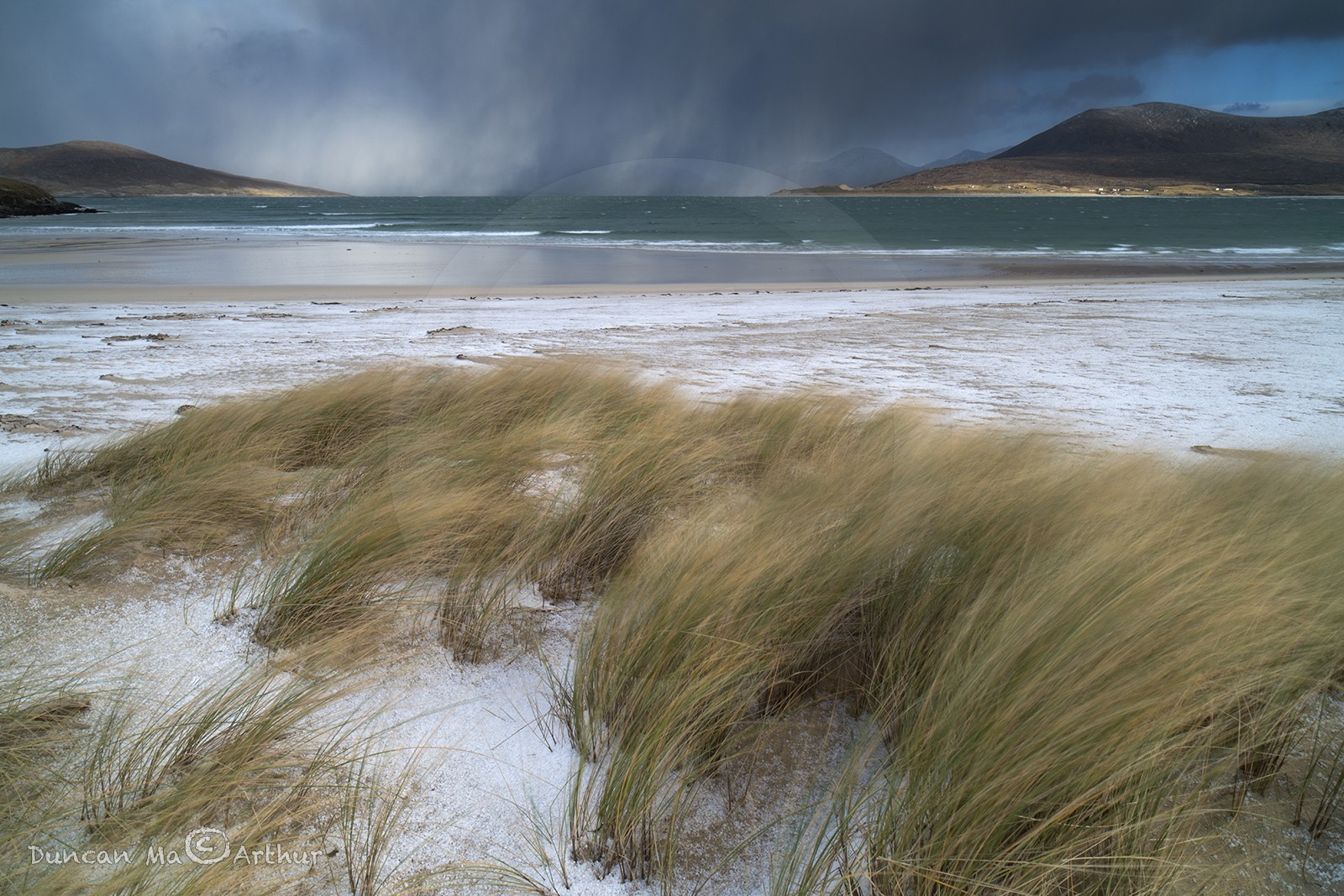 La neige revient, île de Harris