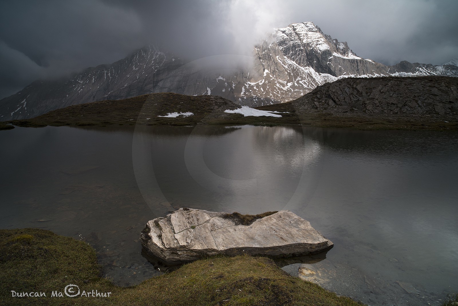 L'orage au lac de l'Eychassier